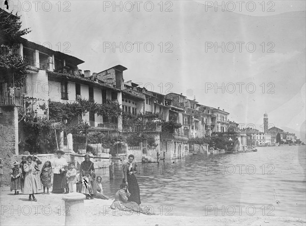 Austria lake border in Austria Tyrol ca. between 1909 and 1919