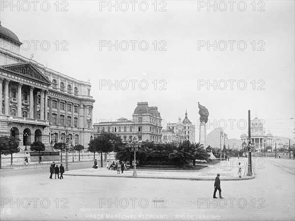 Brazil. Rio de Janeiro (Praca Marceal Floriano) between 1909 and 1919