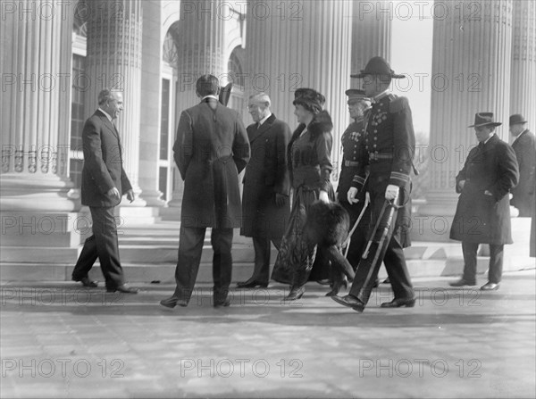 President Woodrow Wilson & Mrs. Wilson, D.A.R. ca. between 1909 and 1920