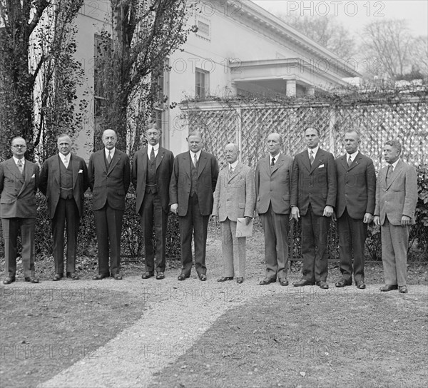 President Herbert Hoover and group ca. between 1909 and 1923