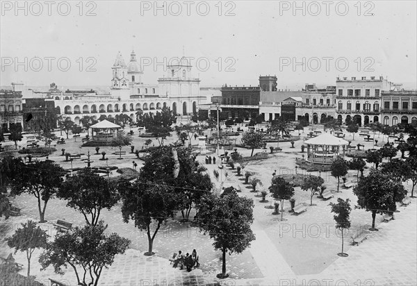 Tucuman Argentina; Plaza Independencia ca. between 1909 and 1920