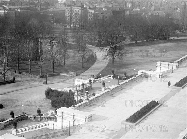 View from the U.S. Capitol dome ca. between 1909 and 1920