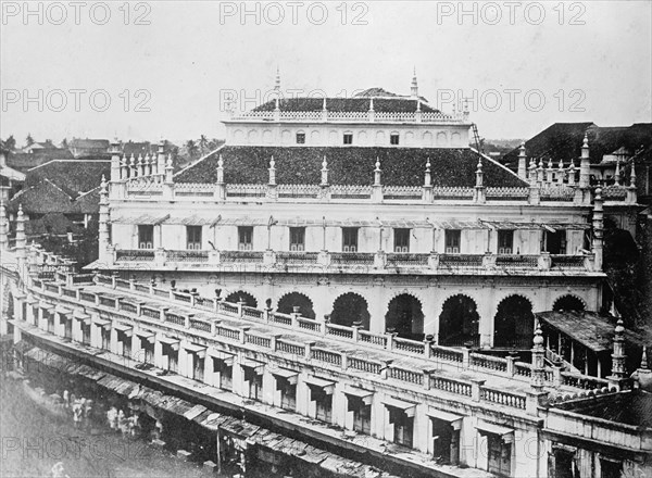 A Mosque in Bombay India (modern day Mumbai) ca. between 1909 and 1919