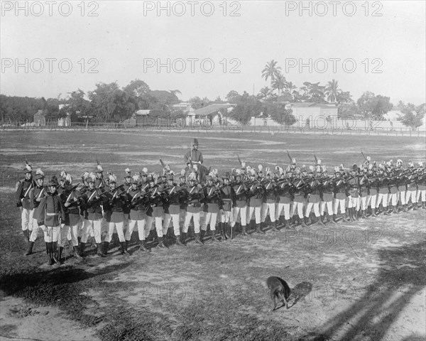 Cadets of Escuela Polytecnia in San Salvador El Salvador ca. between 1909 and 1920