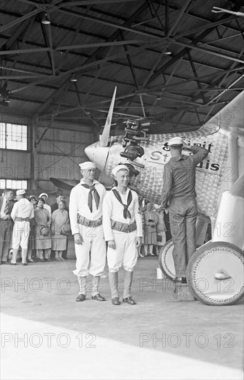 Spirit of St. Louis airplane ca. between 1909 and 1940