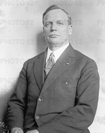 Portrait of Congressman Charles A. Christopherson, S.D. ca.  between 1918 and 1921