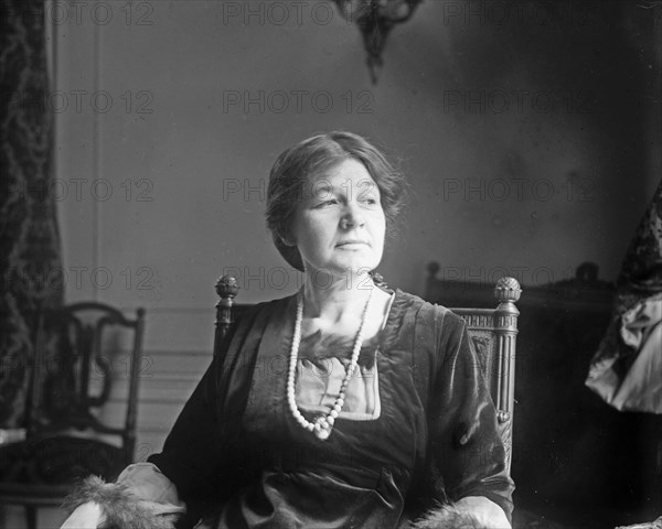 Portrait of Educator and activist Aurelia H. Reinhardt  ca.  between 1918 and 1920