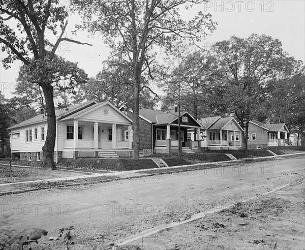 Houses in Silver Spring Maryland ca.  between 1918 and 1928
