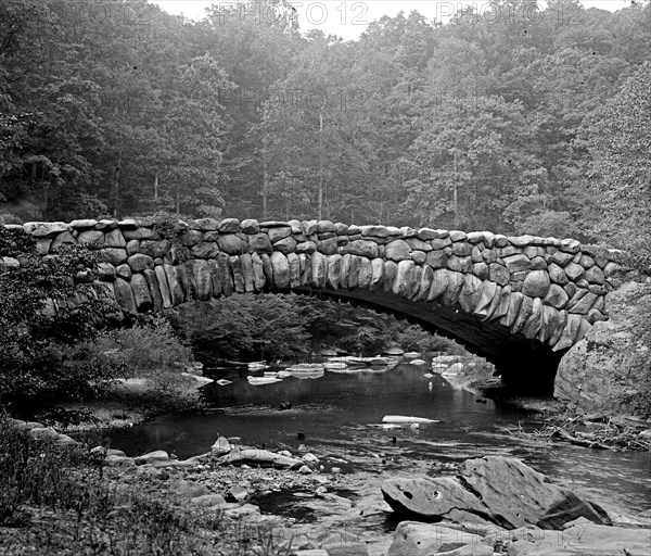 A bridge in Rock Creek Park ca. between 1918 and 1920
