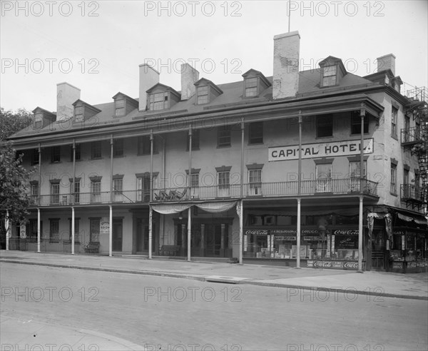 Old Capitol Hotel (Capital Hotel) n Washington D.C. ca. between 1918 and 1928