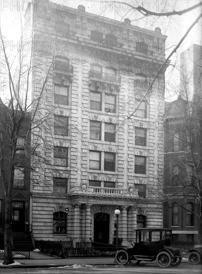 Champlain Apartments, 1424 K. NW ca.  between 1918 and 1921