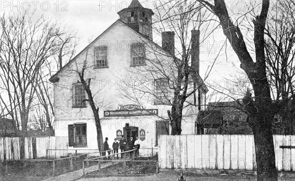 Tunnicliff Hotel, Pennsylvania Avenue & 9th St., The 1st hotel to be built in Washington., D.C.; started in 1795 by William Tunnicliff ca. between 1909 and 1940