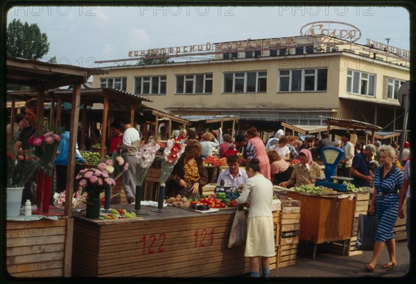Central market, Petrozavodsk, Russia; 1991