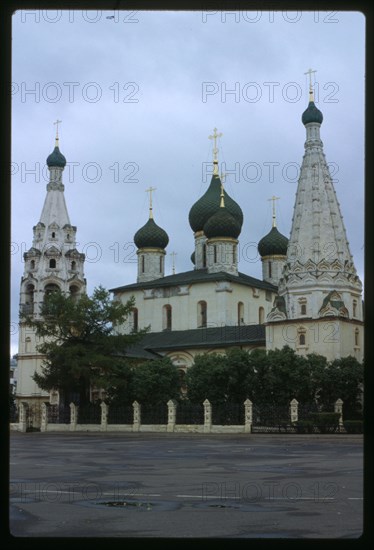 Church of Elijah the Prophet (1647-50), southwest view, Yaroslavl, Russia; 1992