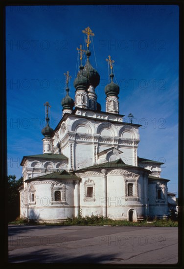 Trinity Cathedral (1684-97), southeast view, Solikamsk, Russia 1999.