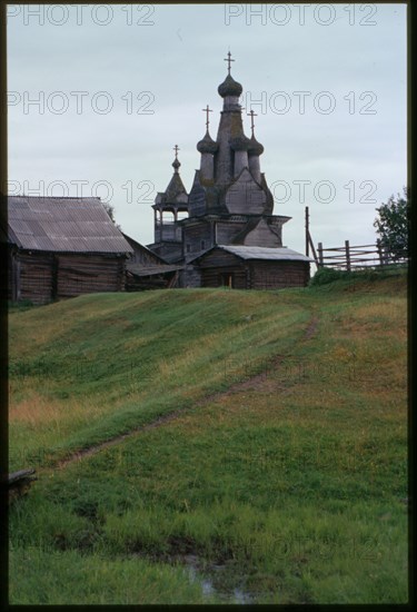 Church of the Hodigitria Icon of the Virgin (1763), southeast view, Kimzha, Russia; 2000