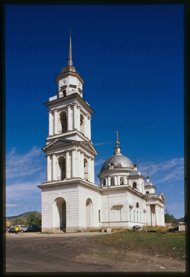 Church of the Resurrection (1830-38), southwest view, Kiakhta, Russia; 2000