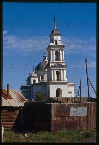 Church of the Resurrection (1830-38), west view, Kiakhta, Russia; 2000