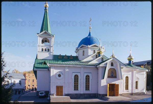 Cathedral of the Ascension (rebuilt 1990s), south facade, Novosibirsk, Russia 1999.