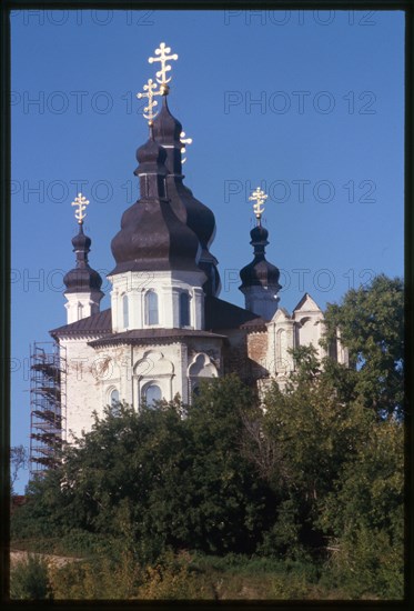 Trinity Monastery, Trinity Cathedral (1715), east view, Tiumen, Russia 1999.