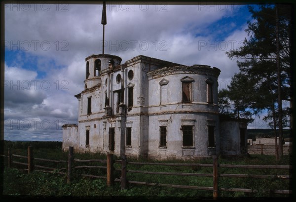 Church of the Kazan Icon of the Virgin (1803), southeast view, Ust'-Kuda, Russia; 2000