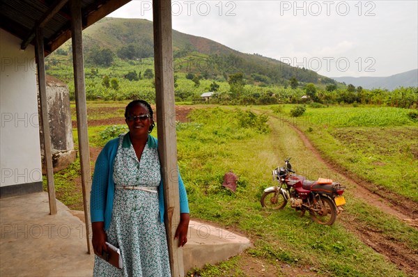 Evas Kato, nutrition focal point for the Rukiga District Nutrition Coordination Committee (DNCC) ca. 13 March 2018