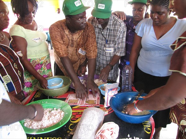 Diversifying cassava products helps increase women's household incomes in Guinea ca. 9 July 2009