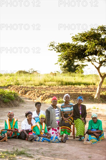 Safe Motherhood Action Group community meeting at the Mundabi Rural Health Center, Mundabi, Zambia ca. 6 March 2017