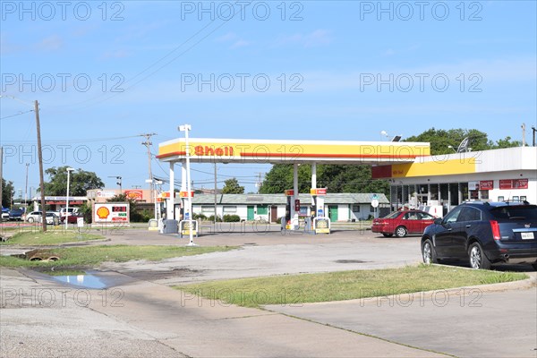 Shell gas station on Highway 26 near Richland Hills, TX