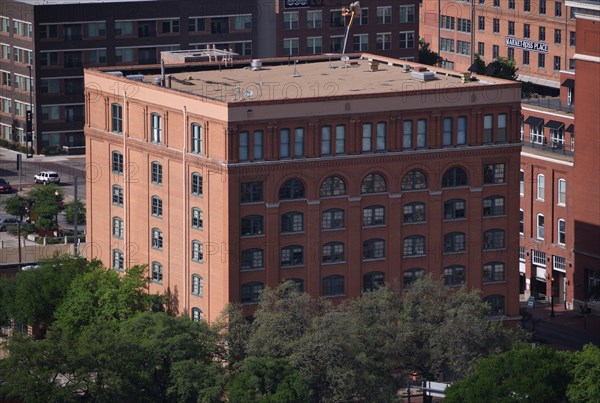 The Dallas Book Depository Building in downtown Dallas, TX