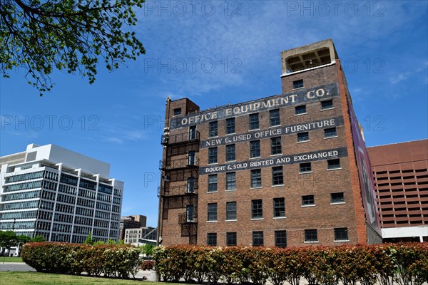 "Office Equipment Company" Buidling in downtown Dallas, Texas