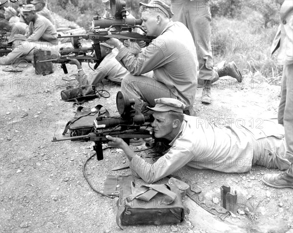 Marines of the 1st Marine Regiment, 1953