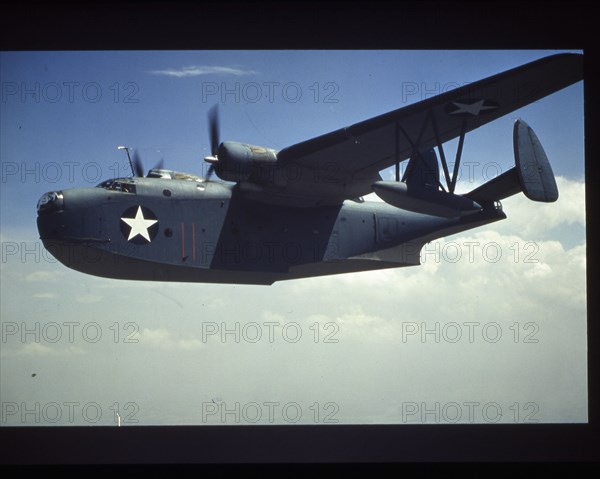 U.S. Navy Mariner in flight, 1944