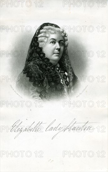 Engraving of Elizabeth Cady Stanton