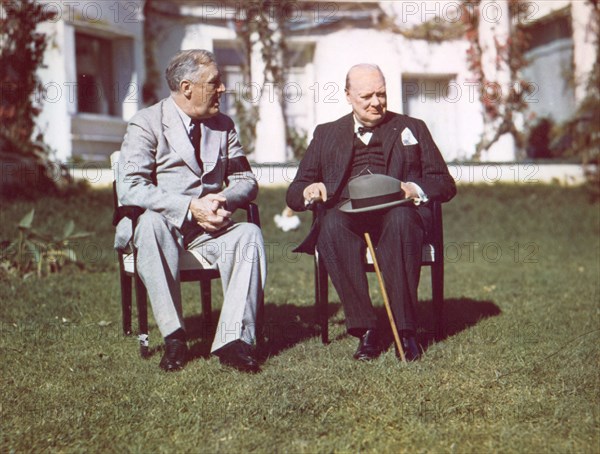 Conference at Casablanca, Morocco, 1943