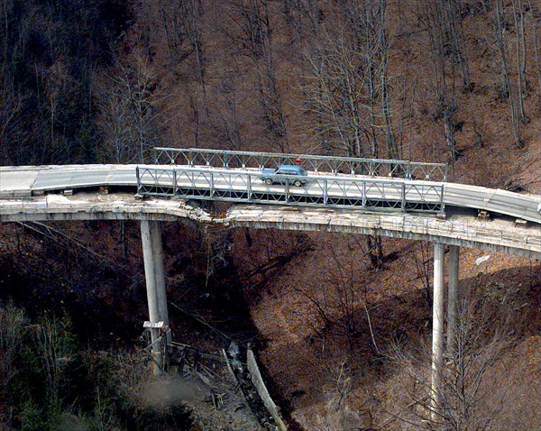 The Komar Bridge in Bosnia