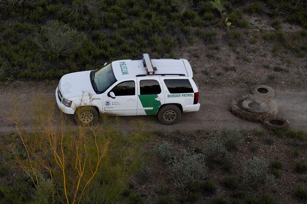 South Texas McAllen aerials of Border Patrol