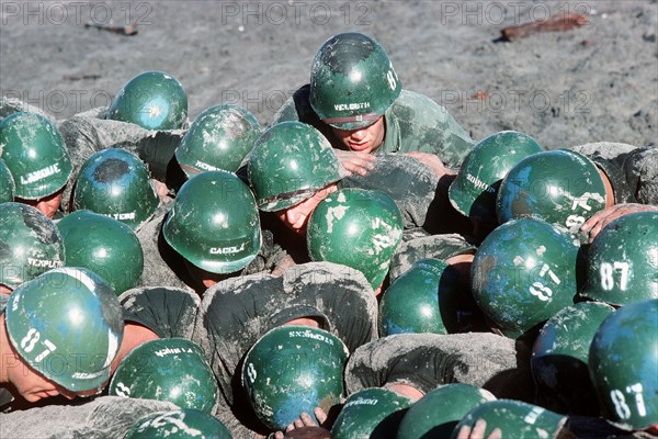 A U.S. Navy Basic Underwater Demolition/Sea