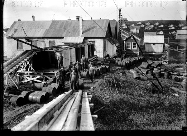 Barrels Beside Radio Station