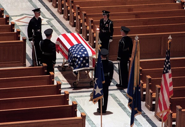 Honor Guard pallbearers