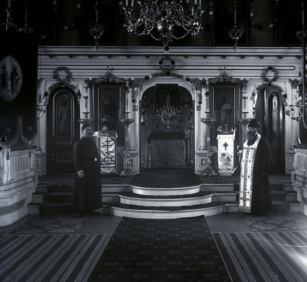 Interior Of St Paul Church With Father Orloff