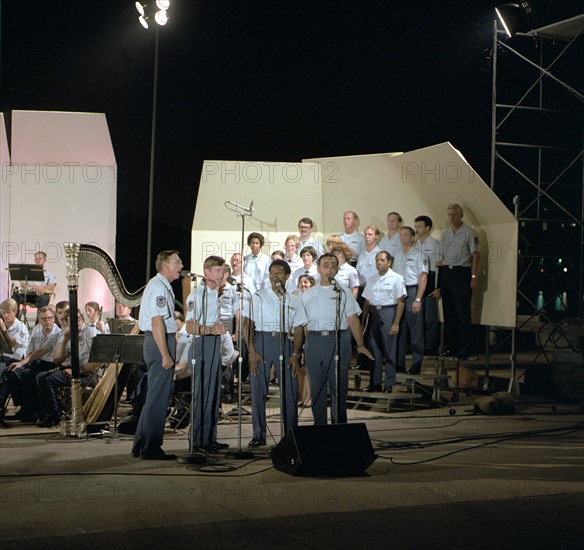 The U.S. Air Force Band gives an evening concert