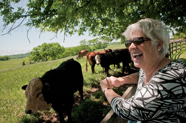 A woman farm owner