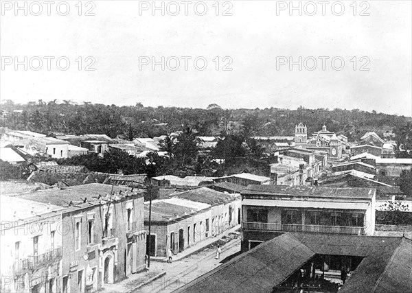 Aeiral view of San Domingo Dominican Republic