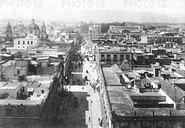 Aerial view of Mexico City