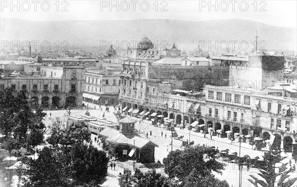 Aerial View of Mexico City Mexico