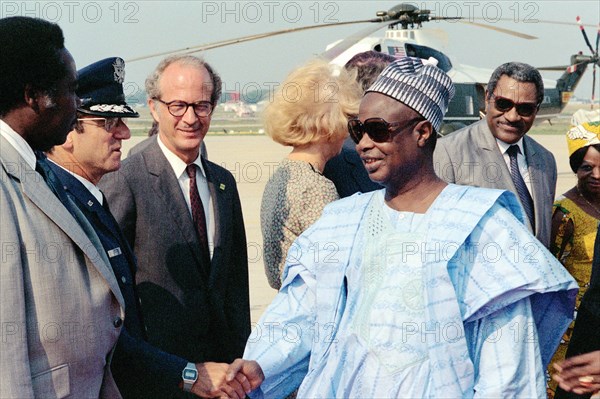 Cameroon President Ahmadou Ahidjo