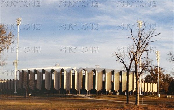 Buildings on the campus of Oral Roberts University in Tulsa Oklahoma