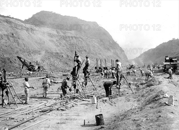 Construction on the Panama Canal