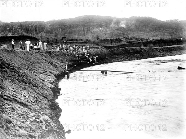 Construction on the Panama Canal